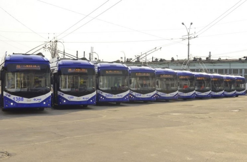 10 de troleibuze au fost lansate astăzi pe rutele municipale de transport